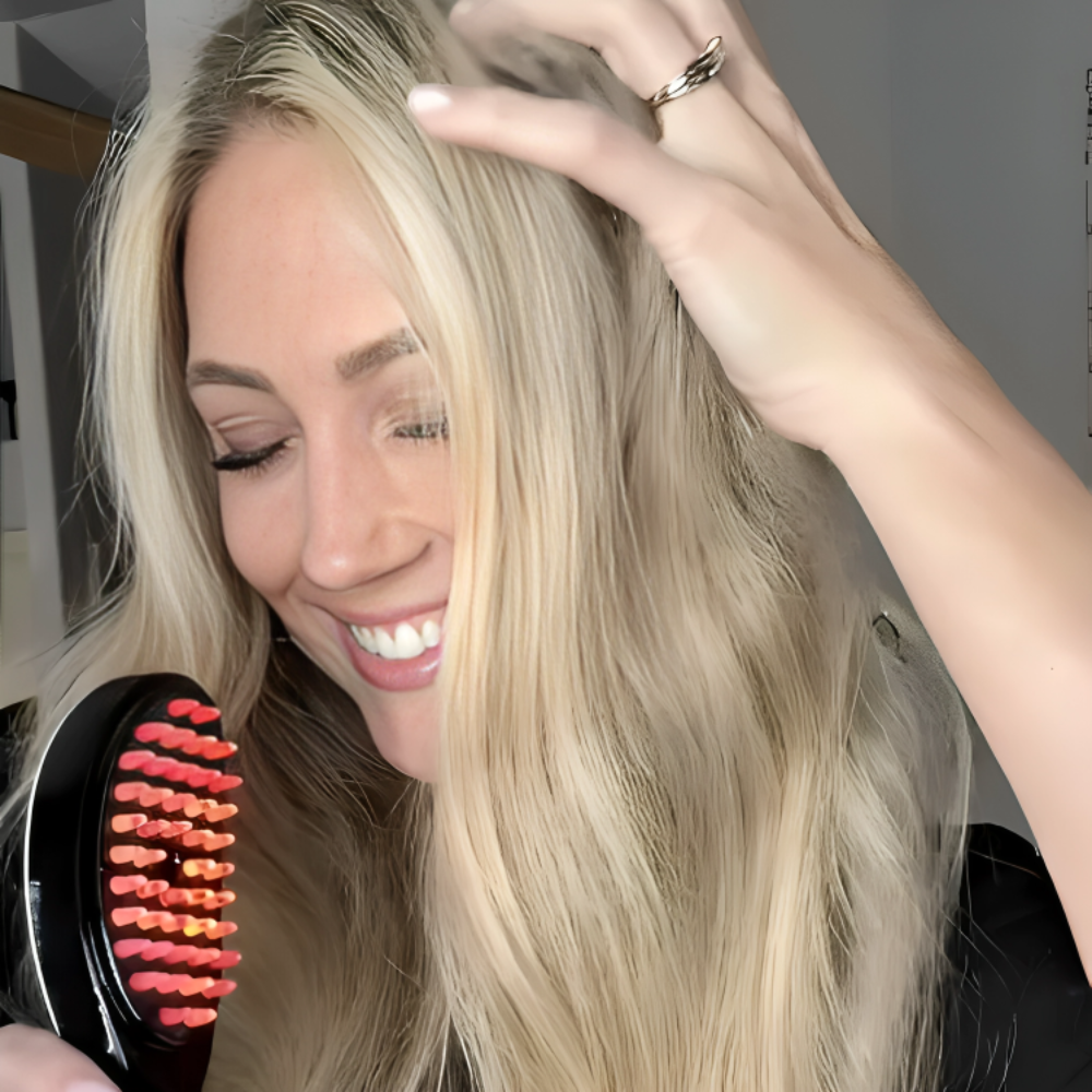 Red Light Therapy Brush